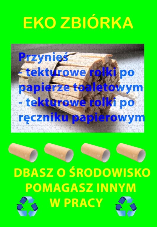 Plakat eko-zbiórka